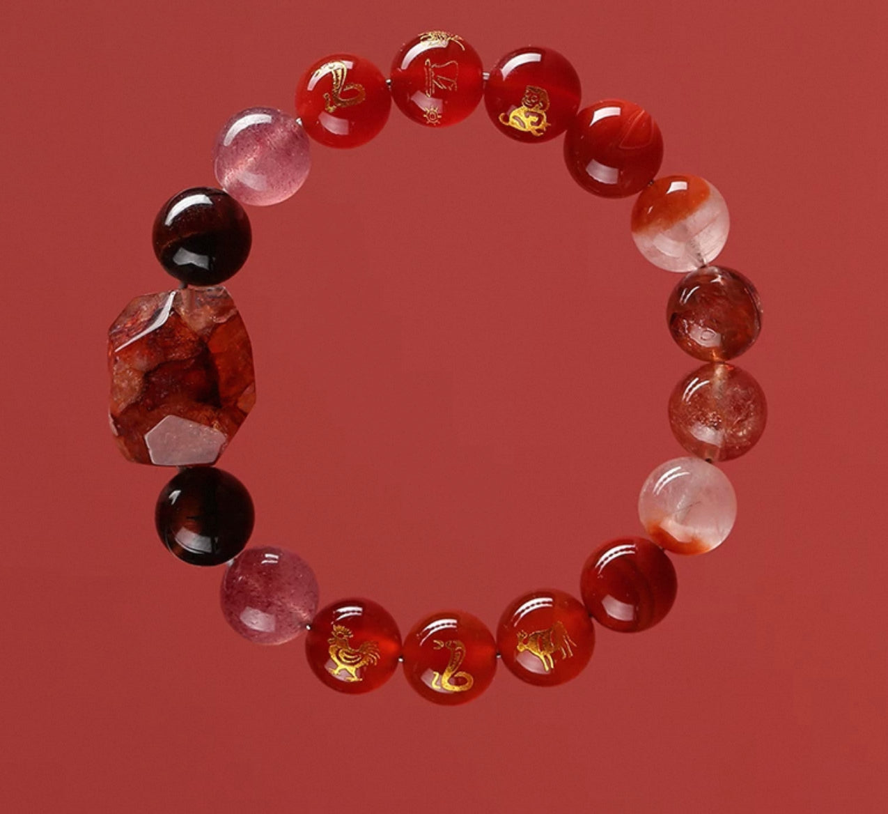 Fire Element Crystal Bracelet Series