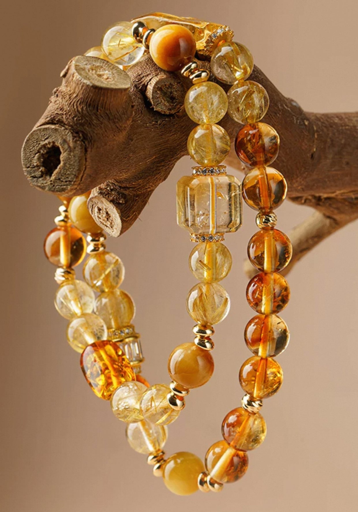 Earth Element Crystal Bracelet Series