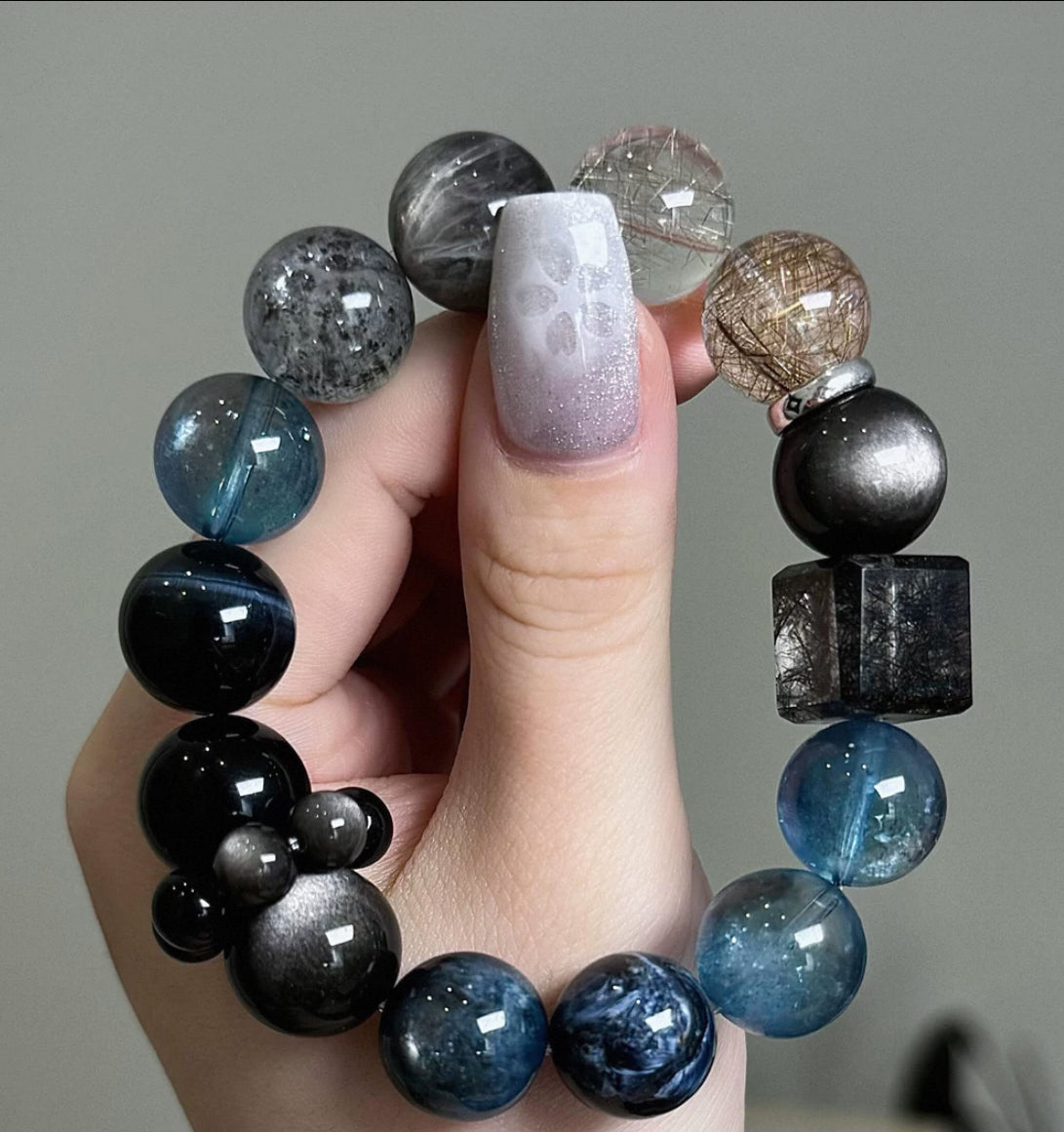 Water Element Crystal Bracelet Series