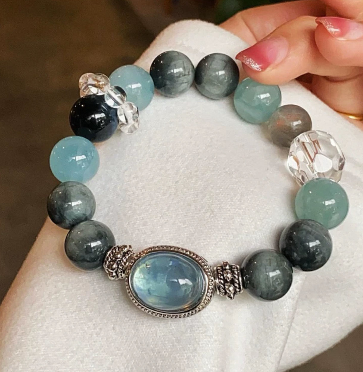 Water Element Crystal Bracelet Series