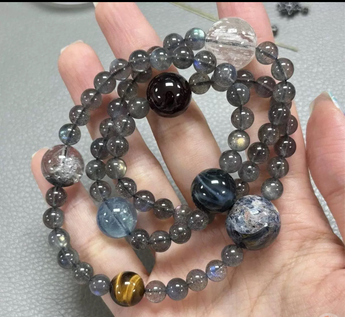 Water Element Crystal Bracelet Series