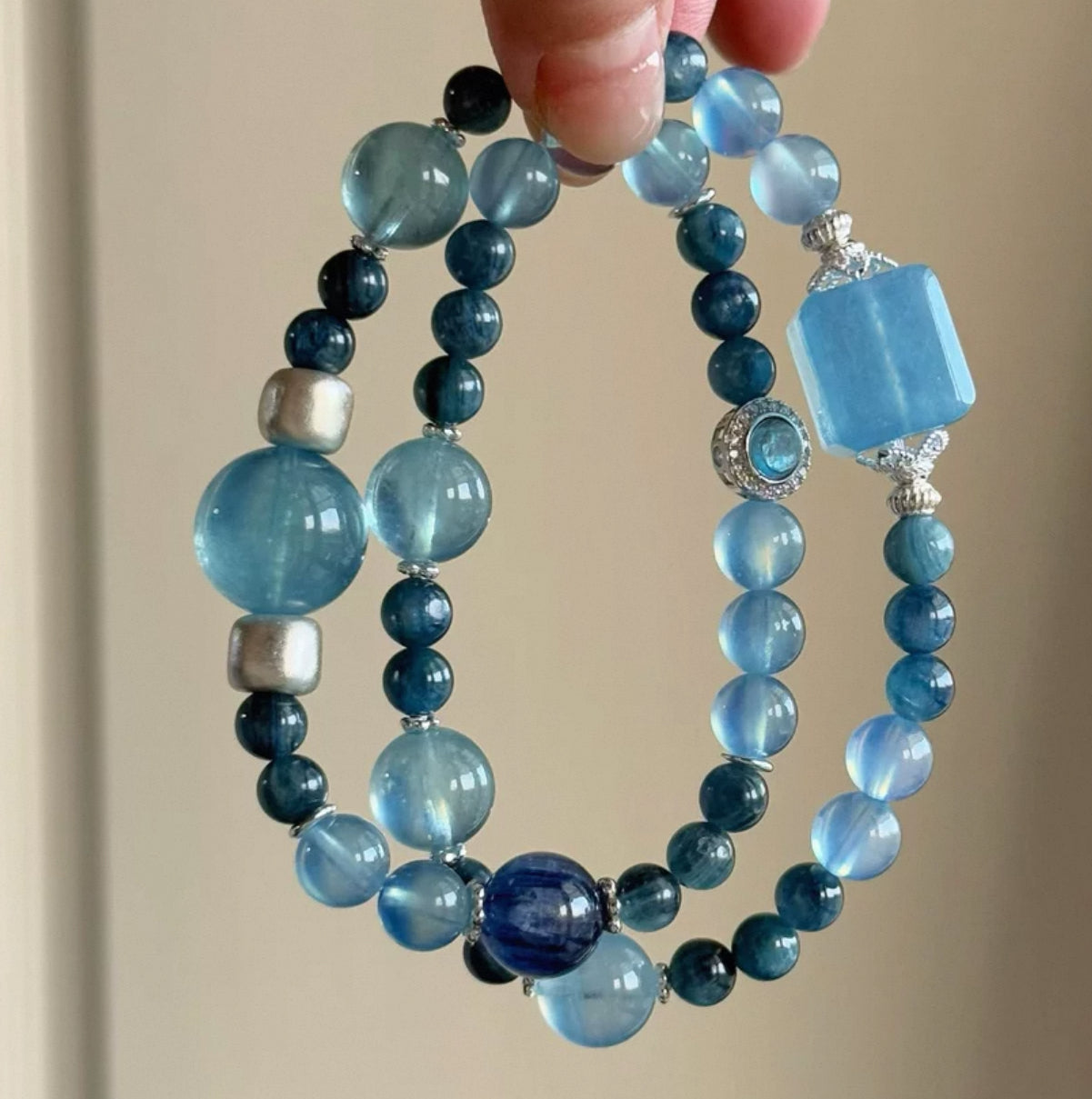 Water Element Crystal Bracelet Series
