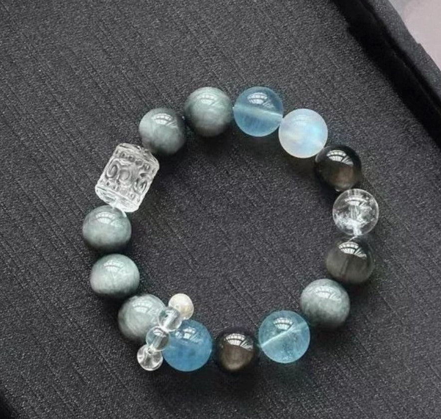 Water Element Crystal Bracelet Series
