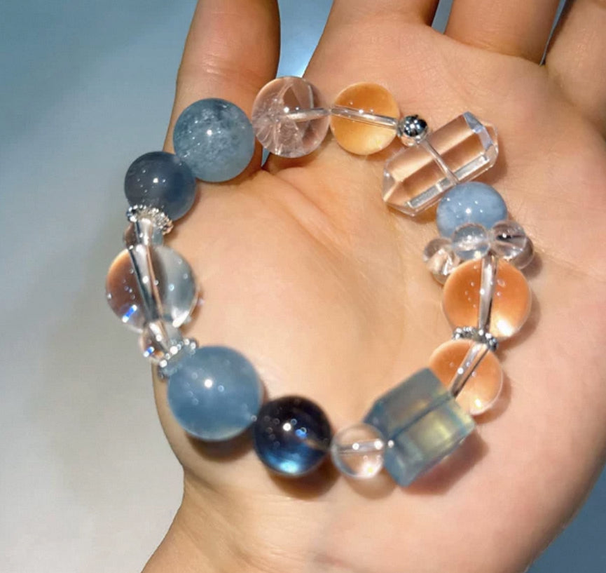 Water Element Crystal Bracelet Series