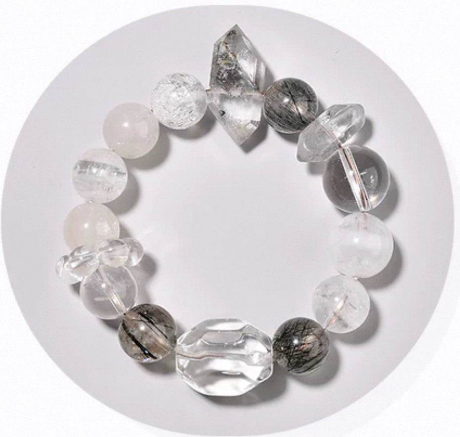 Metal Element Crystal Bracelet Series