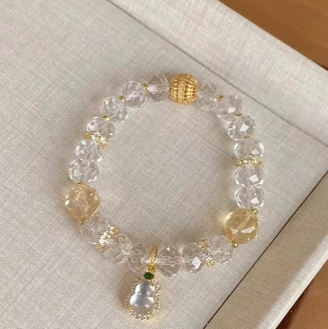 Metal Element Crystal Bracelet Series