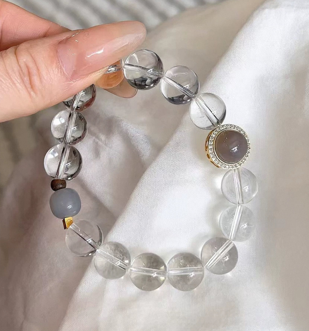 Metal Element Crystal Bracelet Series