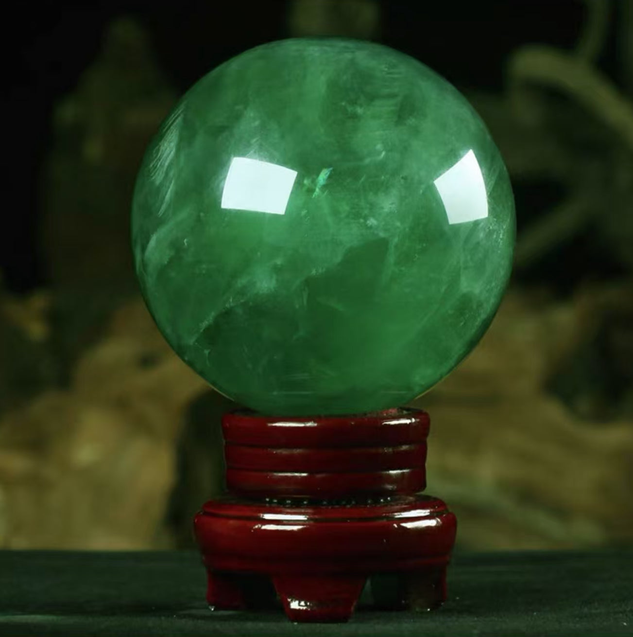 Feng Shui Green Crystal Ball
