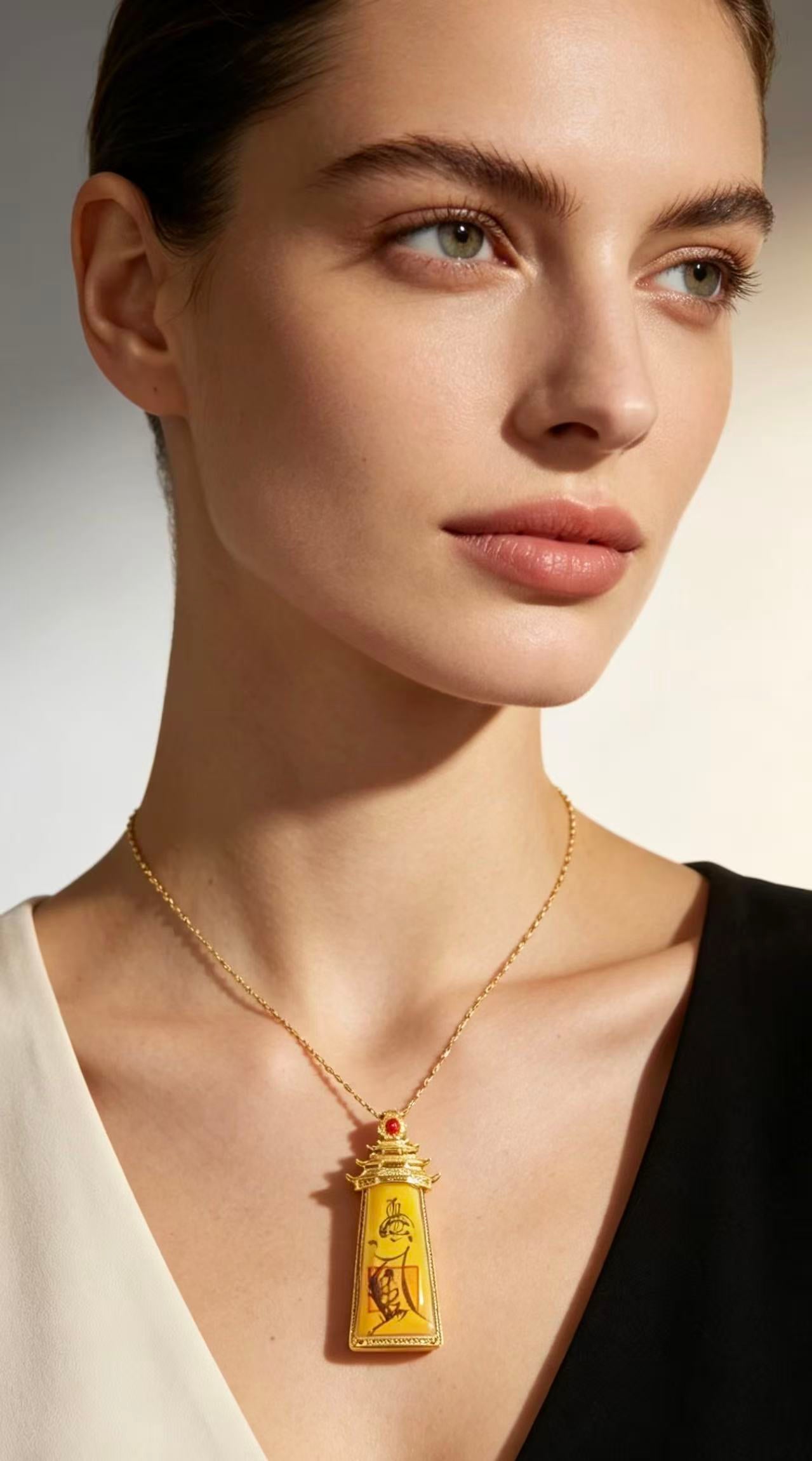 Blessed Unexpected Wealth & Prosperity Talisman Necklac