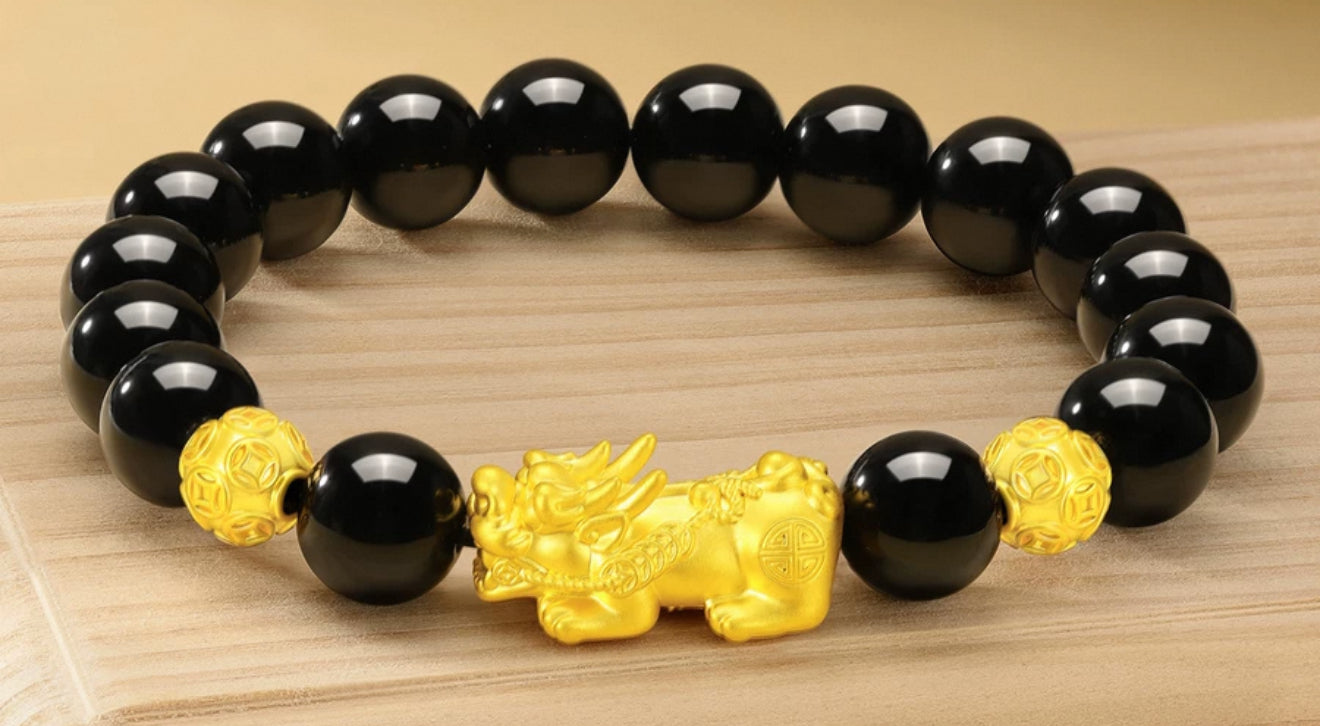 PiXiu Wealth Attraction Crystal Bracelet- Unlock Prosperity & Good Fortune