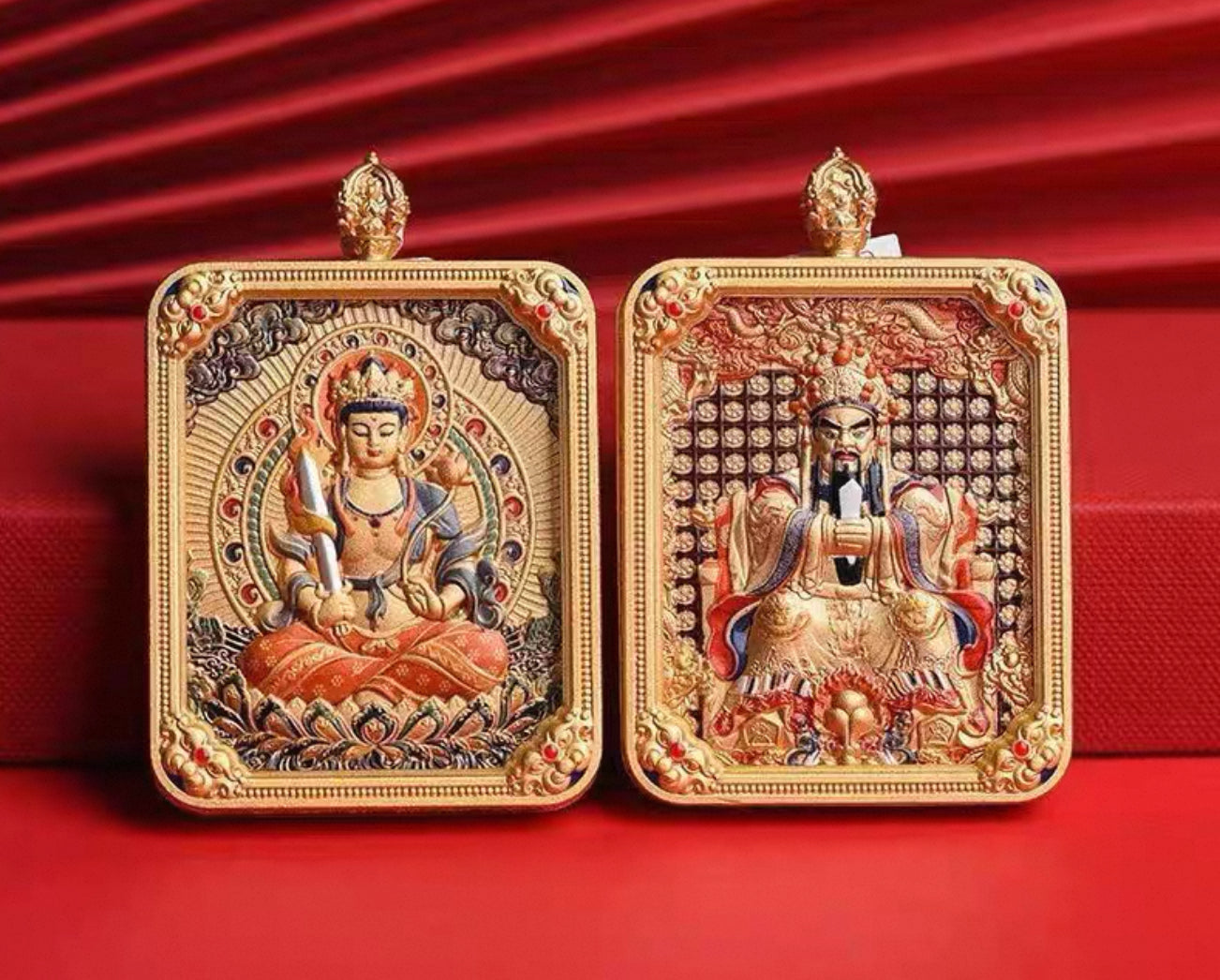 Temple Blessing Buddha Amulet Necklace (Personalized Your Zodiac Sign)