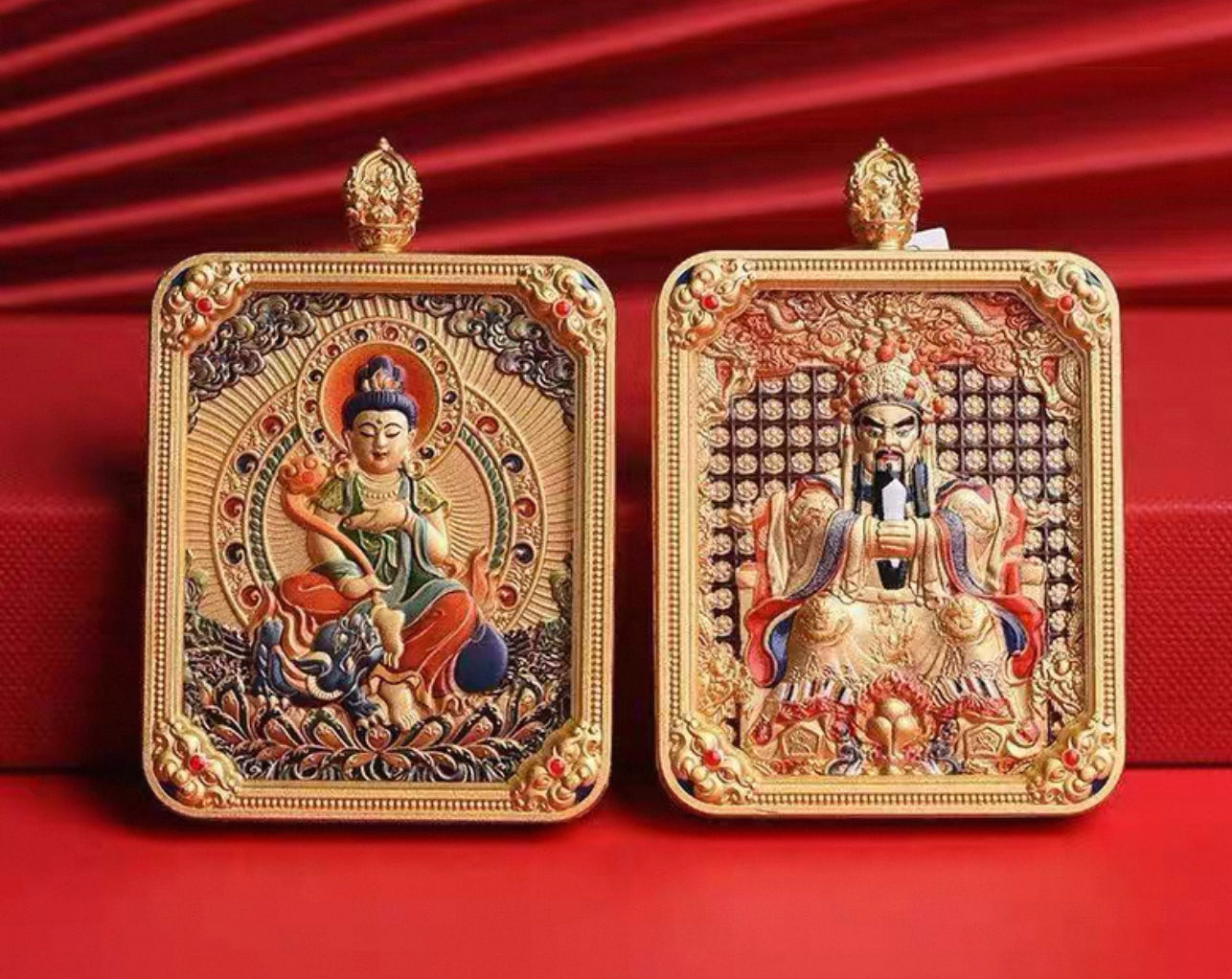 Temple Blessing Buddha Amulet Necklace (Personalized Your Zodiac Sign)