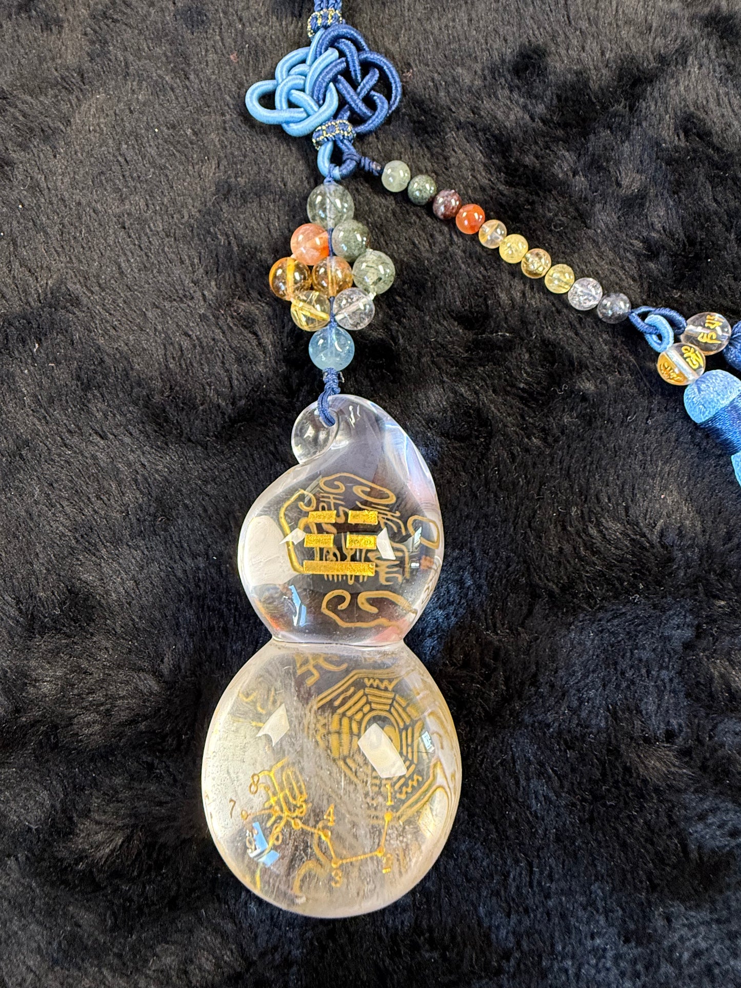 Feng Shui Crystal Alignment Gourd (Energy Harmonizing Gourd)
