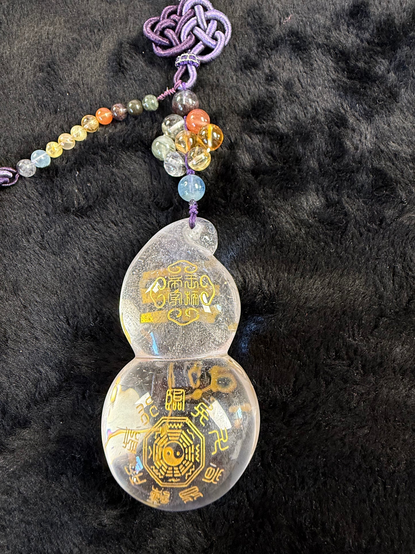 Feng Shui Crystal Alignment Gourd (Energy Harmonizing Gourd)