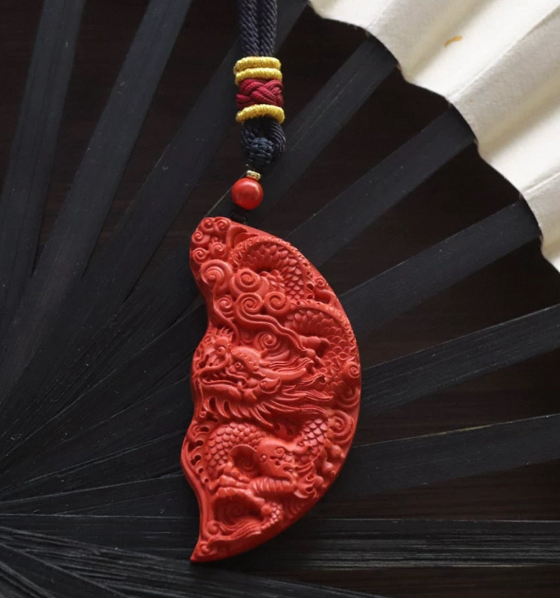 Dragon & Phoenix Marriage Harmony Talisman Necklace & Stand-Alone Marriage Harmony Talisman
