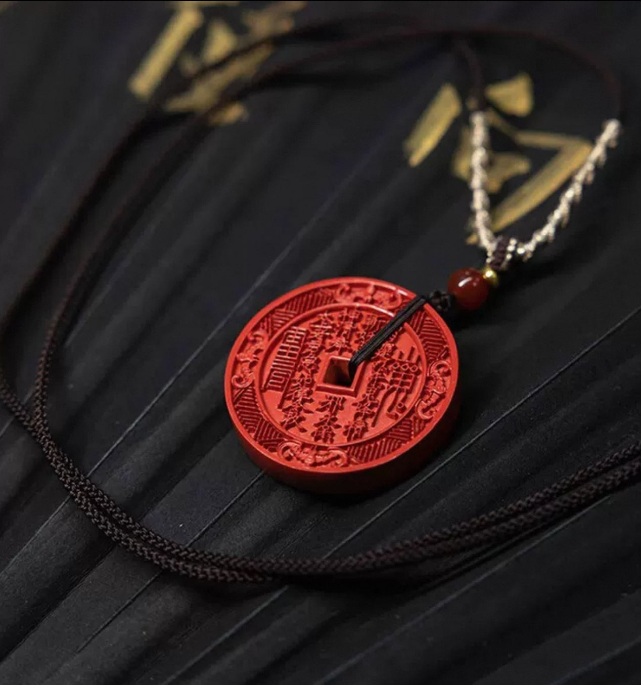Wealth Attraction Talisman Set-Necklace & Stand-Alone Talisman for Double Wealth Strengthening