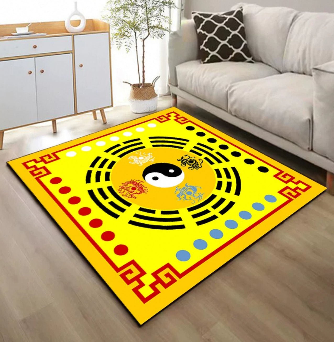Feng Shui Energy Enhancement Carpet – Harmonize Your Space and Boost Positive Energy