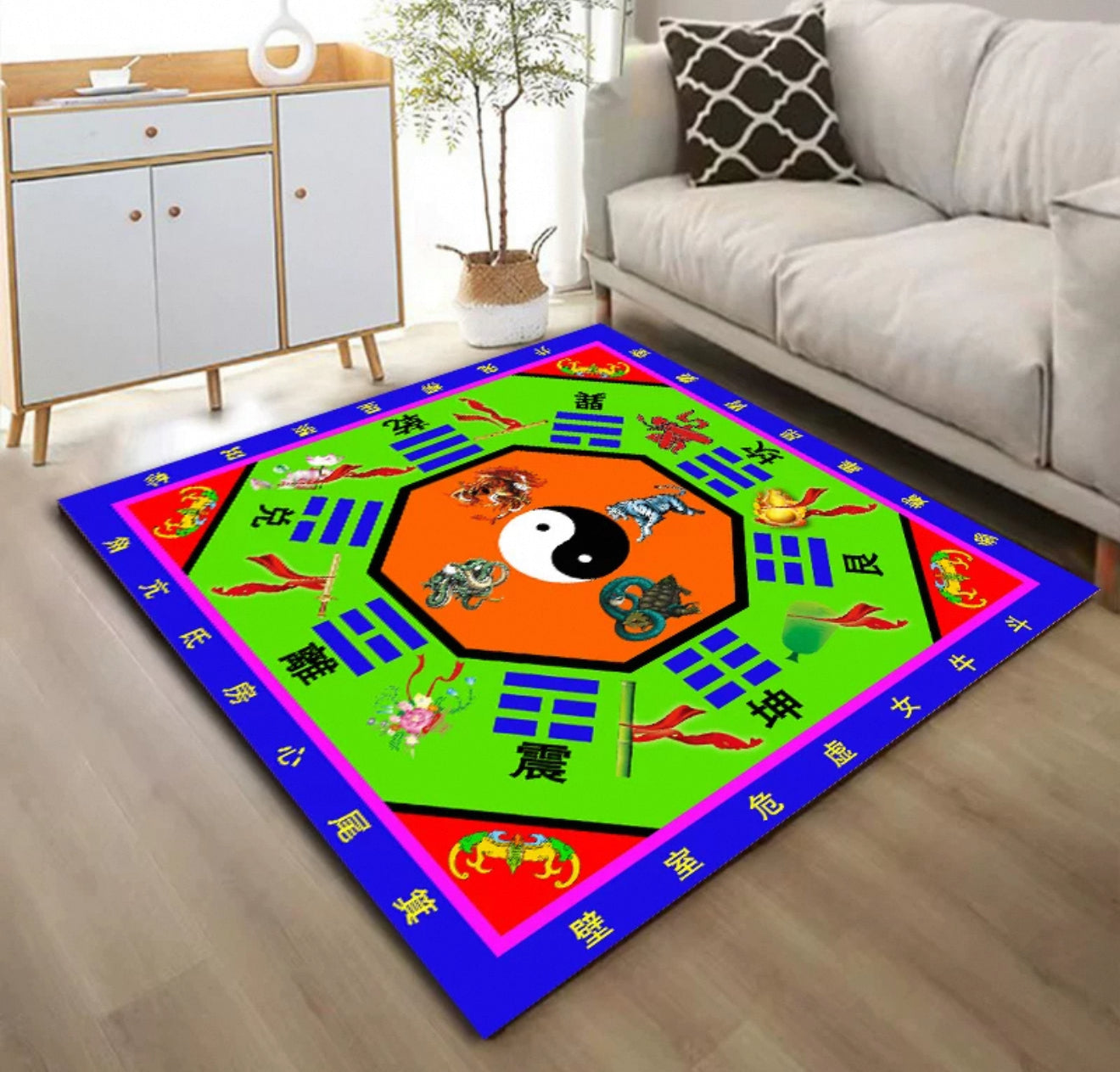 Feng Shui Energy Enhancement Carpet – Harmonize Your Space and Boost Positive Energy