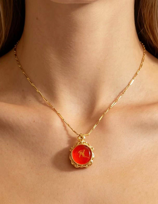Double-Sided Blessed Love Talisman Necklace  
