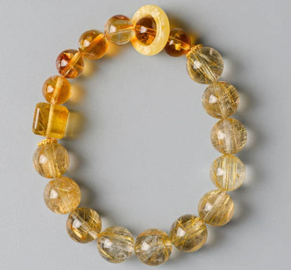 Earth Element Crystal Bracelet Series
