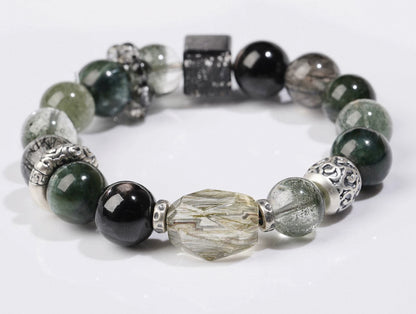 Wood  Element Crystal Bracelet Series