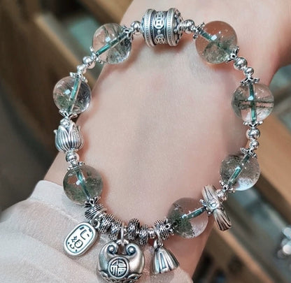 Wood  Element Crystal Bracelet Series