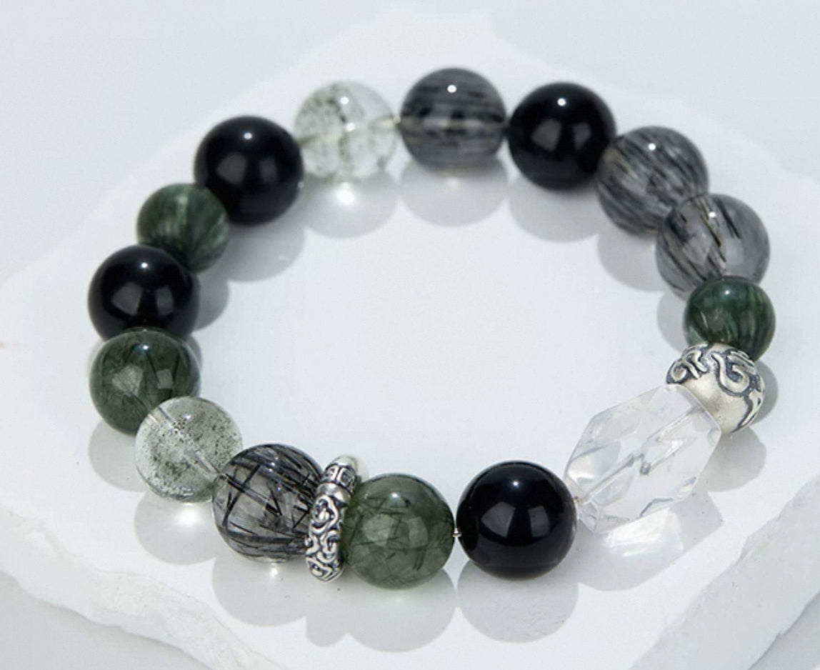Wood  Element Crystal Bracelet Series