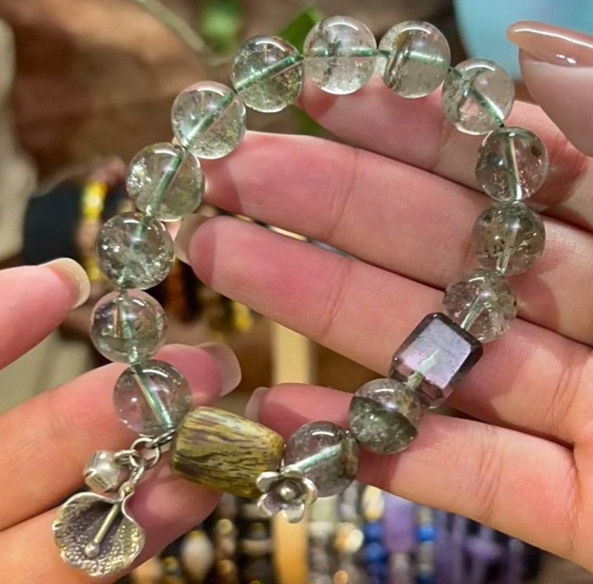 Wood  Element Crystal Bracelet Series