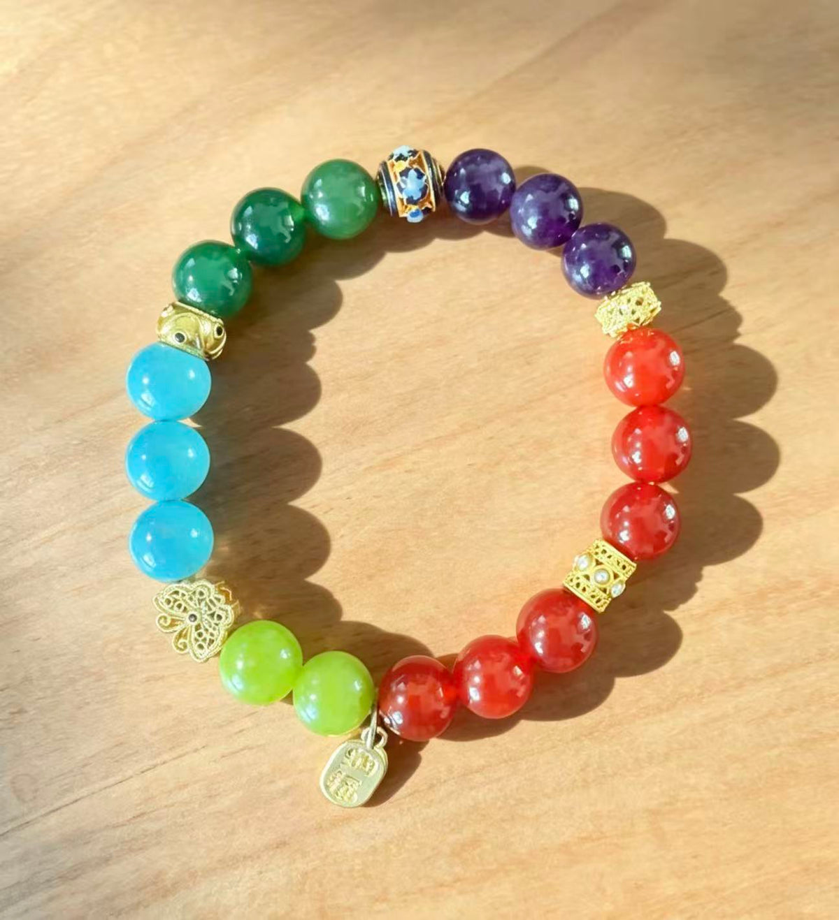 Customized Lucky Energy Crystal Bracelet