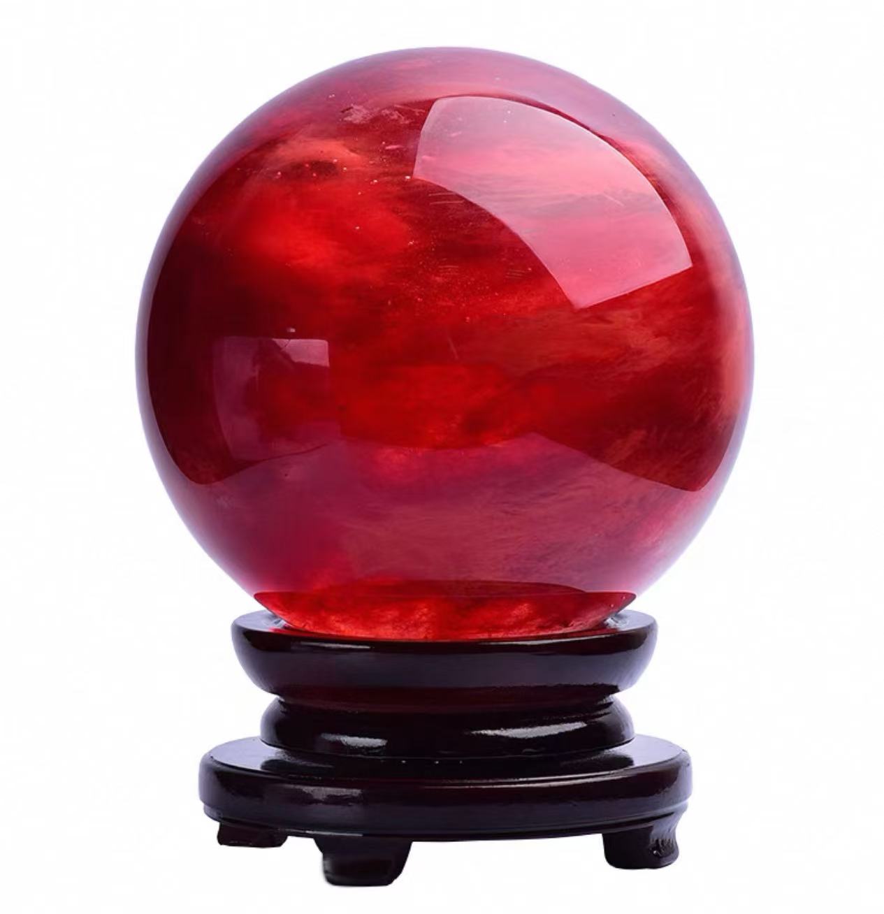 Feng Shui Red Crystal Ball