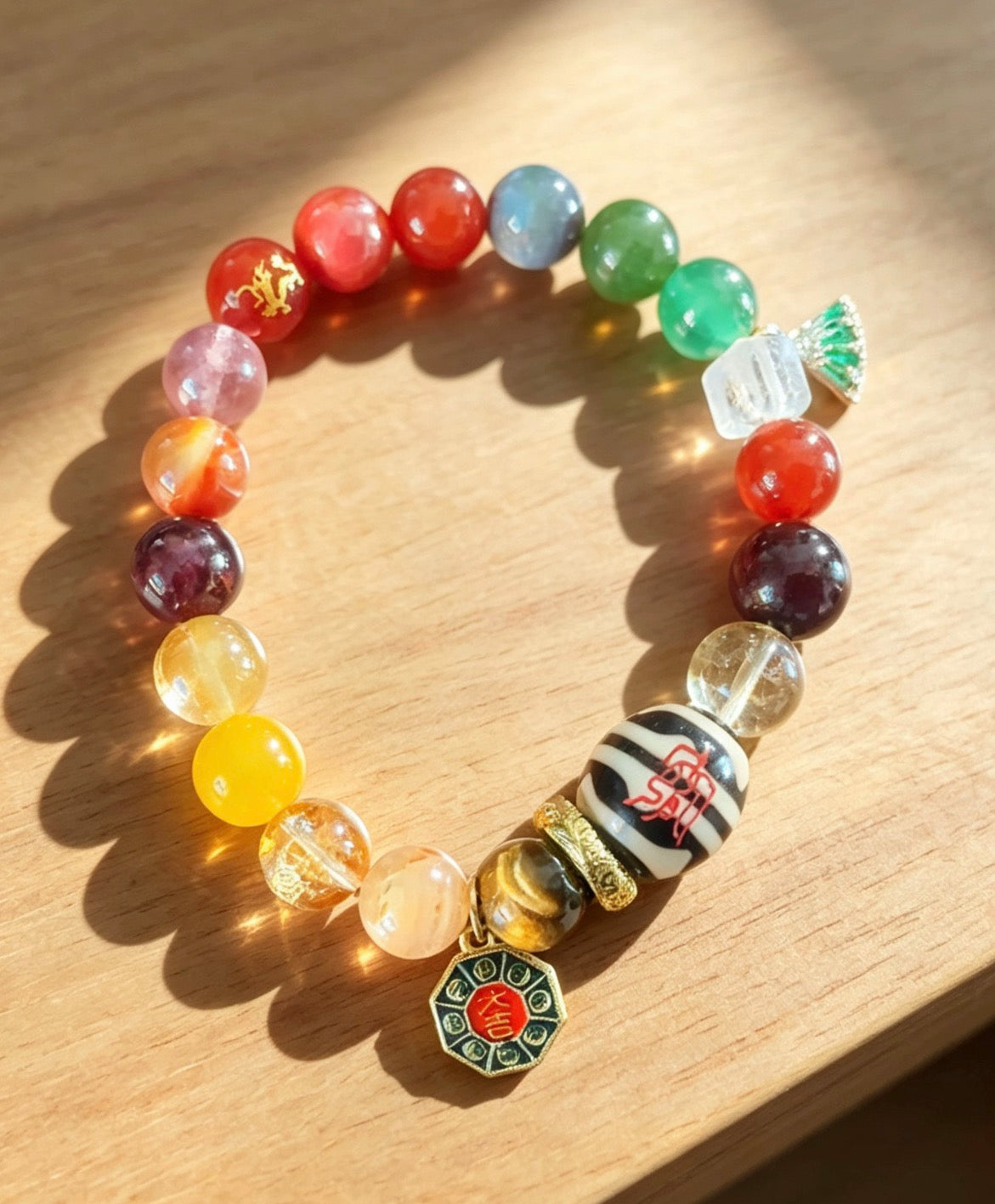 Customized Lucky Energy Crystal Bracelet