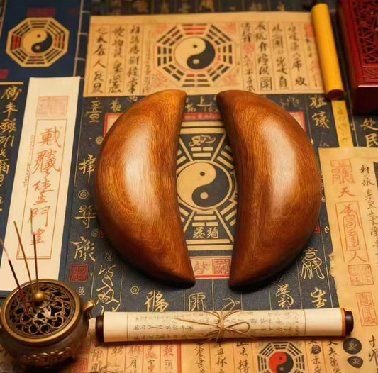 Taoist Jiaobei Divination Blocks