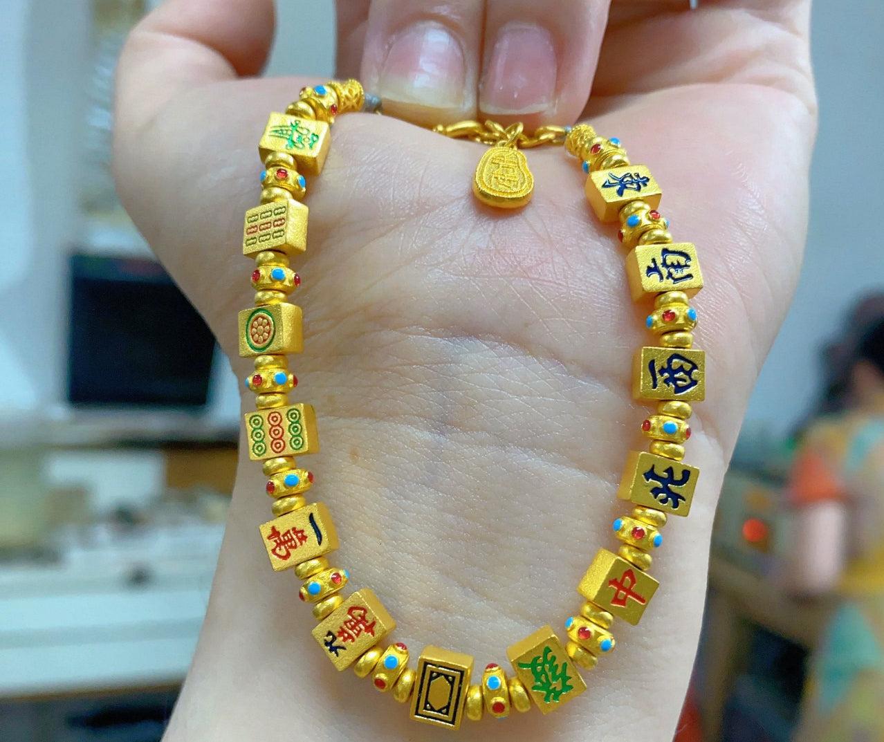 Gold Money Luck Bracelet — Attract Wealth and Secure Your Fortune