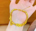 Gold Money Luck Bracelet — Attract Wealth and Secure Your Fortune