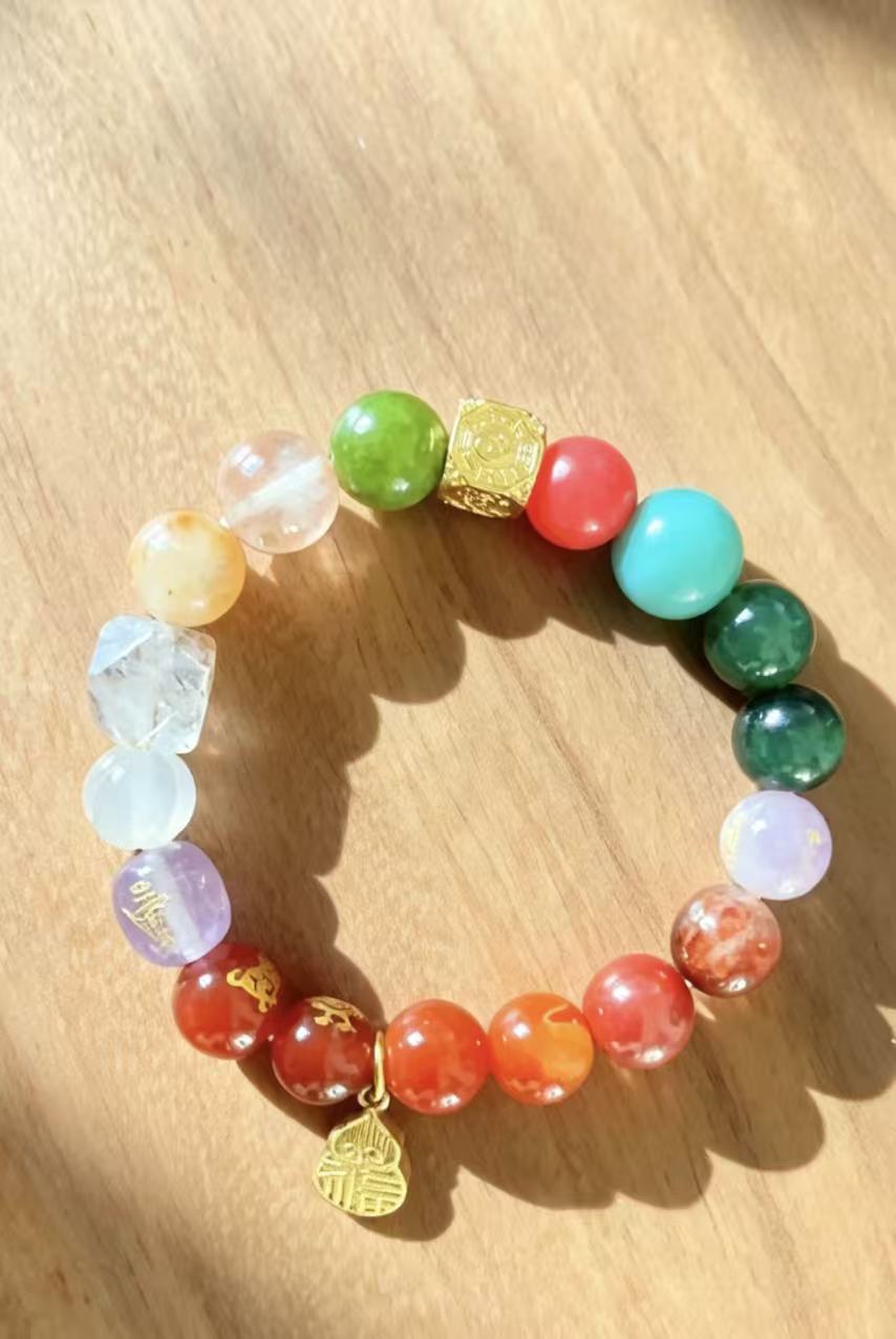 Customized Lucky Energy Crystal Bracelet