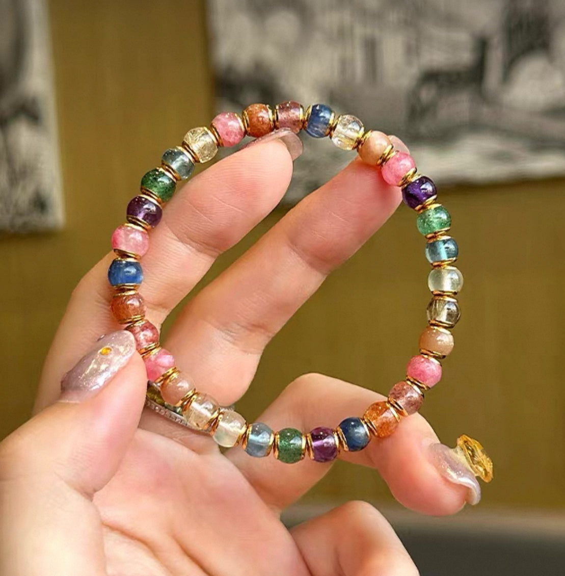 Nine Luck ( Period 9) Rainbow Energy Bracelet
