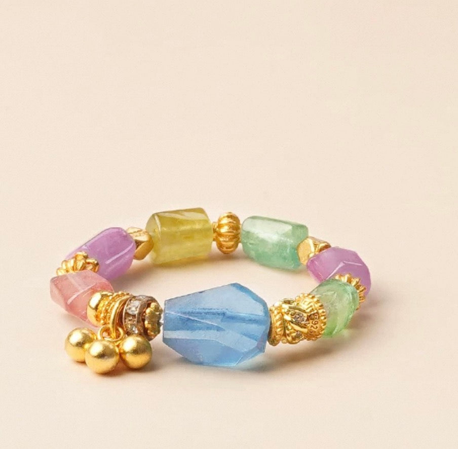 Five Element Crystal Ring