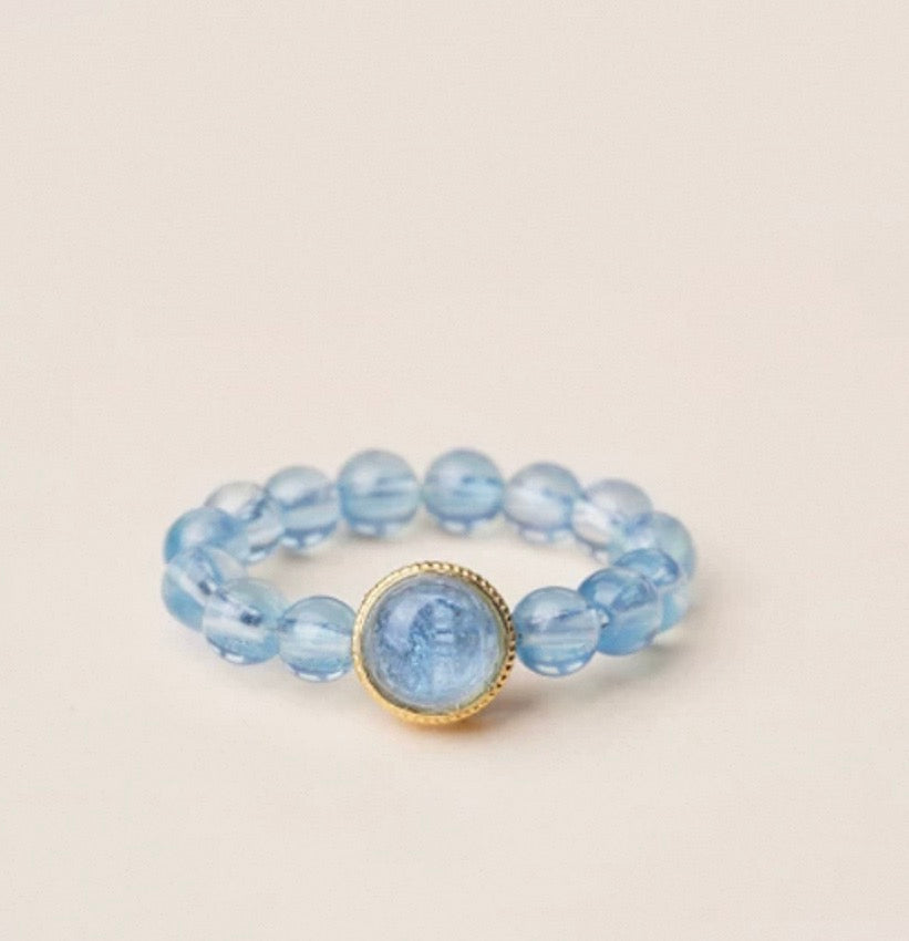 Five Element Crystal Ring