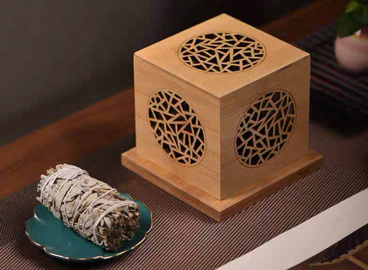 Crystal Purifier Bamboo Smudge Set