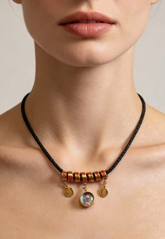 Spiral Fortune Wealth Talisman Necklace