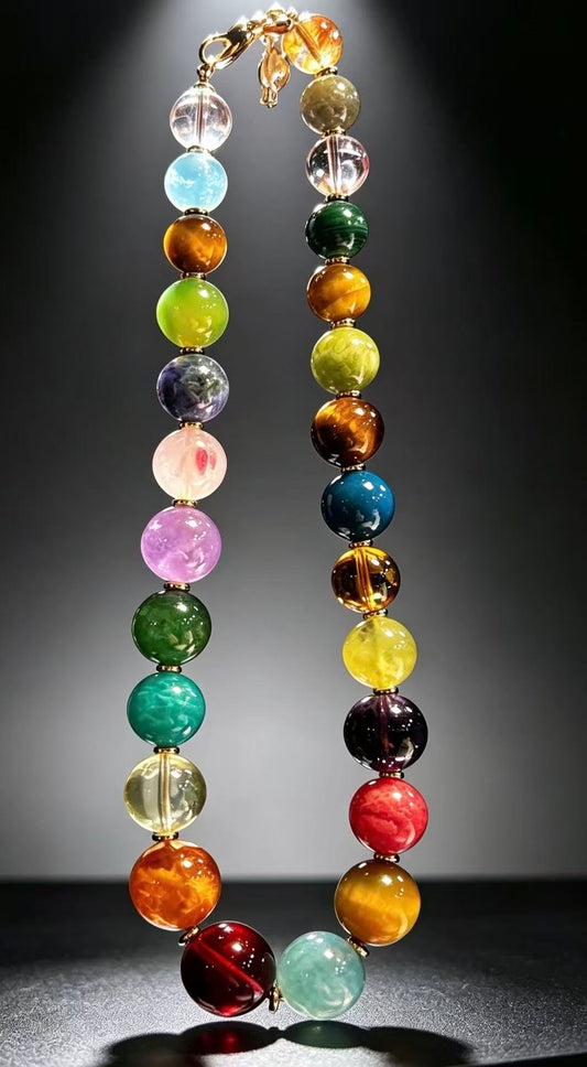 Personalized Five-Element Crystal Necklace