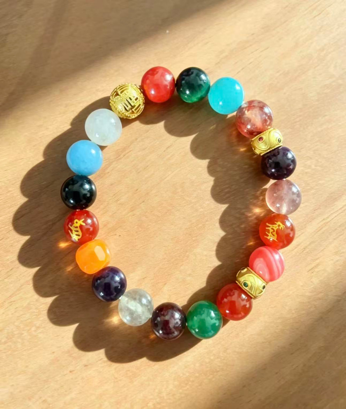 Customized Lucky Energy Crystal Bracelet